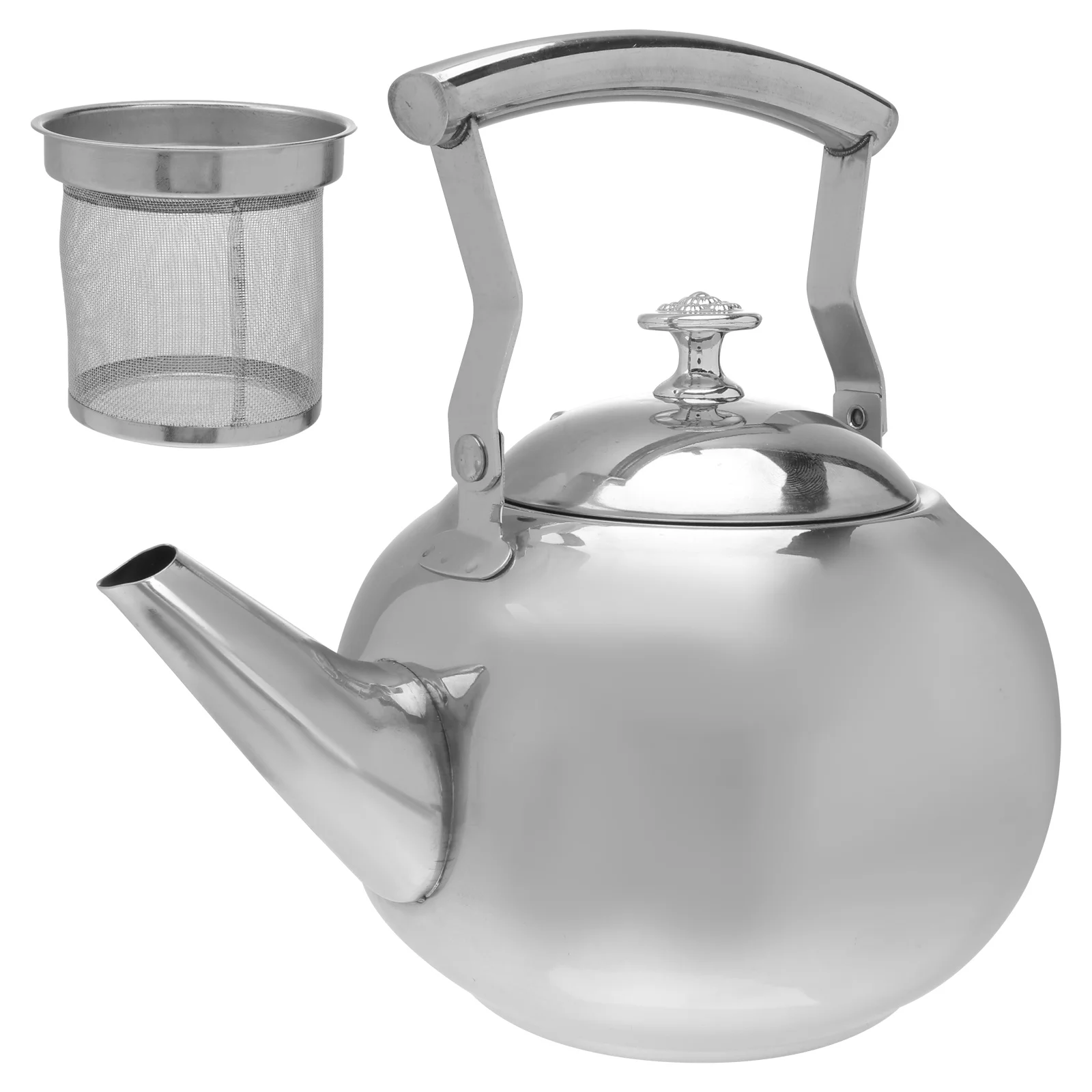 

Stainless Steel Kettle Household Boiling Water Tea Coffee Oatmeal Universal Kettle For Induction Gas Stove Home Use