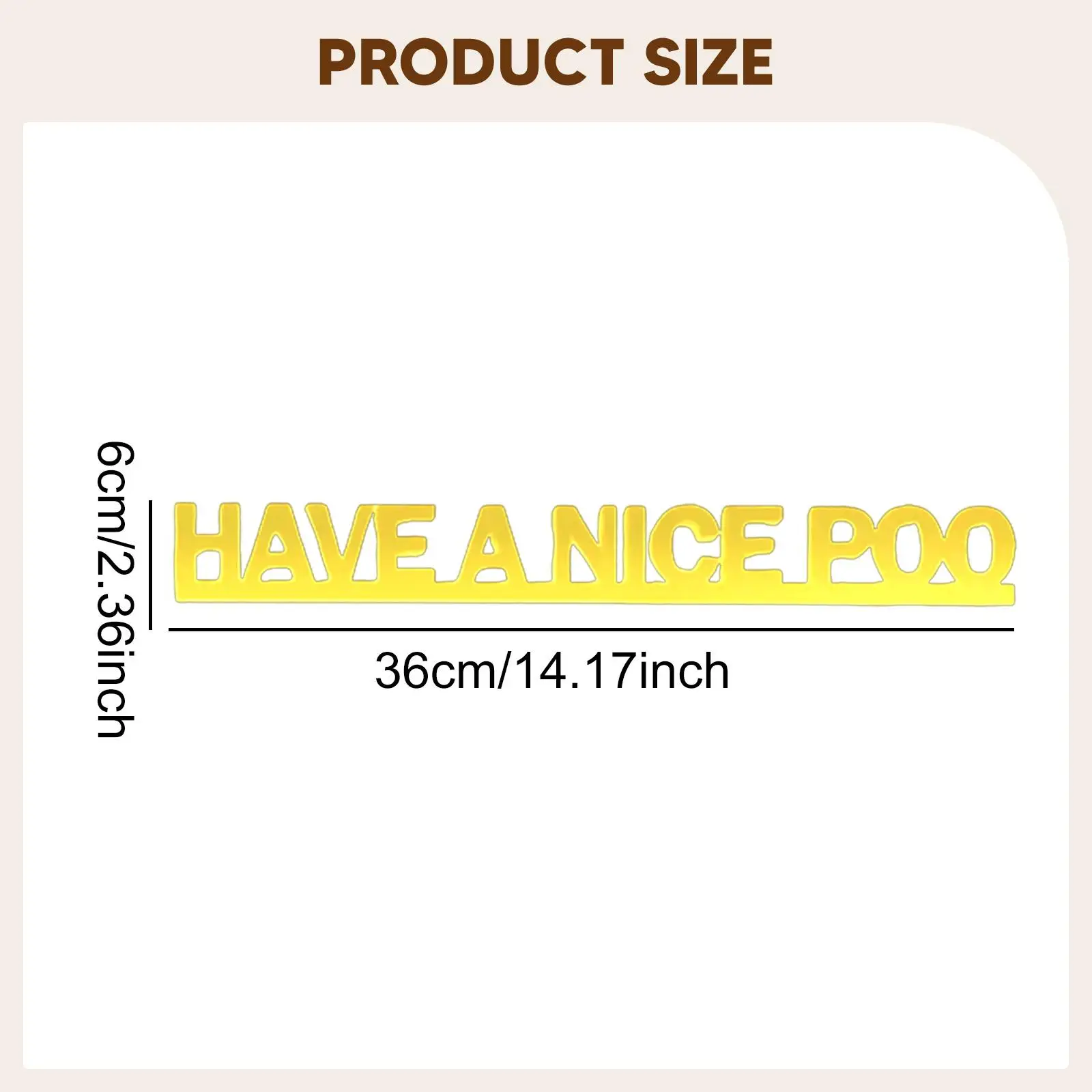 Unique Restroom Wall Arts Door Topper Decor Acrylic Bathroom Sign Novelty Hanging Ornament for Toilet Decoration and Entryway
