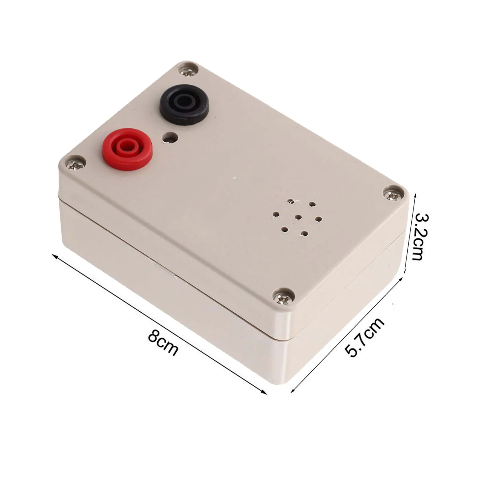 White 9V Buzzer Wire Tester With Audible Visual Alarm For Cable PCB Switch Continuity Check Electrical Testing Tool Instrument