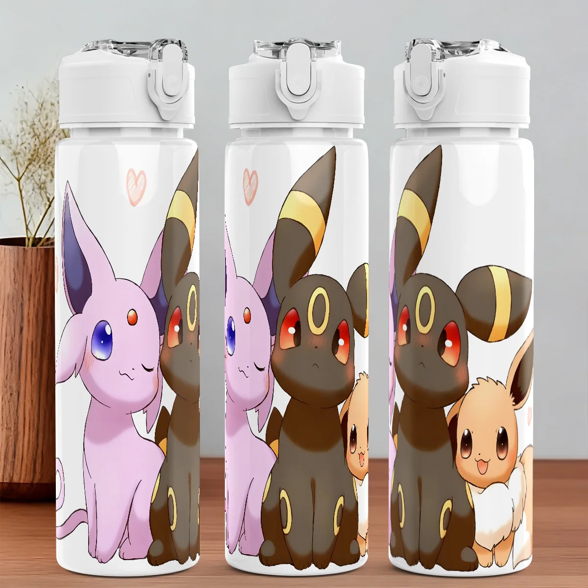 1PC 750ml Pokemon Anime Water Cup  Sports-Bottle Reusable Lightweight Dishwasher-Safe Drinkware Gift for St-Patrick-Day