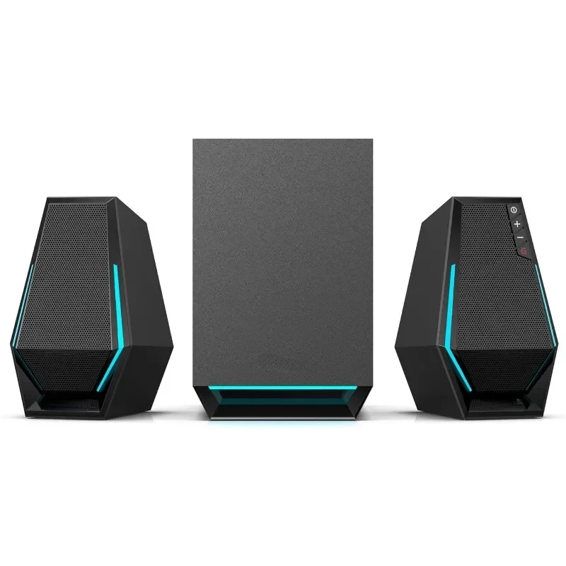 컴퓨터 스피커 시스템, 서브우퍼 라인 아웃, RGB 조명, 블루투스 5.3, 60W Hecate 게이밍 스피커