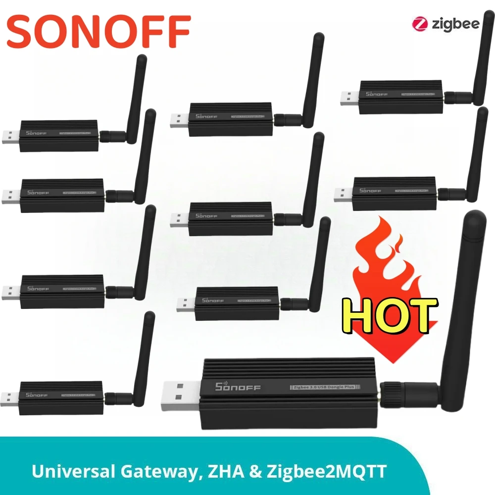 2025 Sonoff Zigbee 3.0 Usb Dongle Plus E Wireless Zigbee Gateway USB Interface Capture EFR32MG21 Alexa Google Home Voice Control