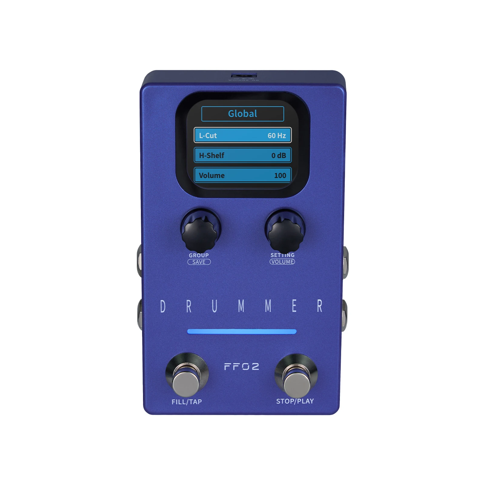 FLAMMA Drum Machine Guitar Effect Pedal 121 Drum Grooves 11 Styles Rhythm Pedal 66 Customizable Slots Rhythmic Guitar Effects