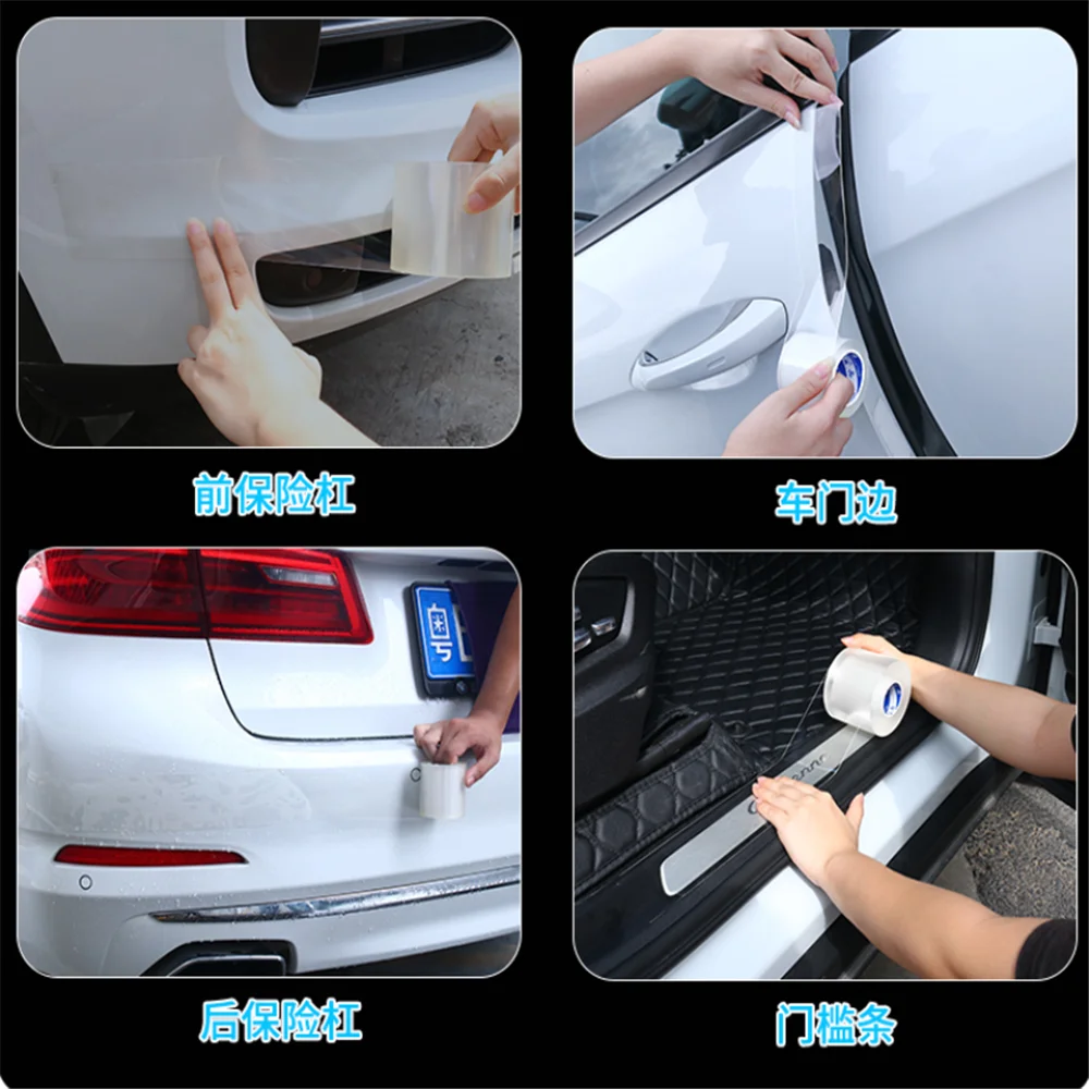 Anti-stepping stickers car threshold strips for Volkswagen VW Polo Passat B5 B6 CC GOLF 4 5 6 Bora view 6
