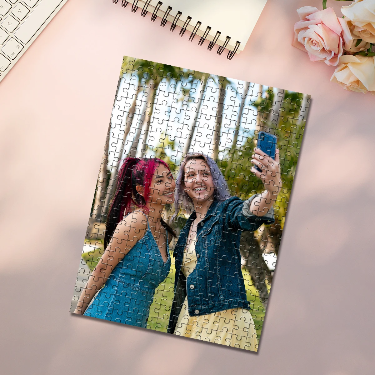 35/300/500/1047pcs Personalized Custom Photo Puzzle Friend Holiday Party Gift Birthday Wedding Anniversary Mother Father's Day B