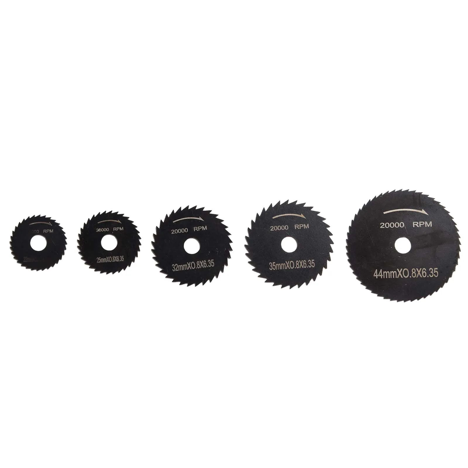 Efficient and Reliable HSS Circular Saw Blade Set for Rotary Tools and Electric For Drills for Precision Cutting (6pcs)