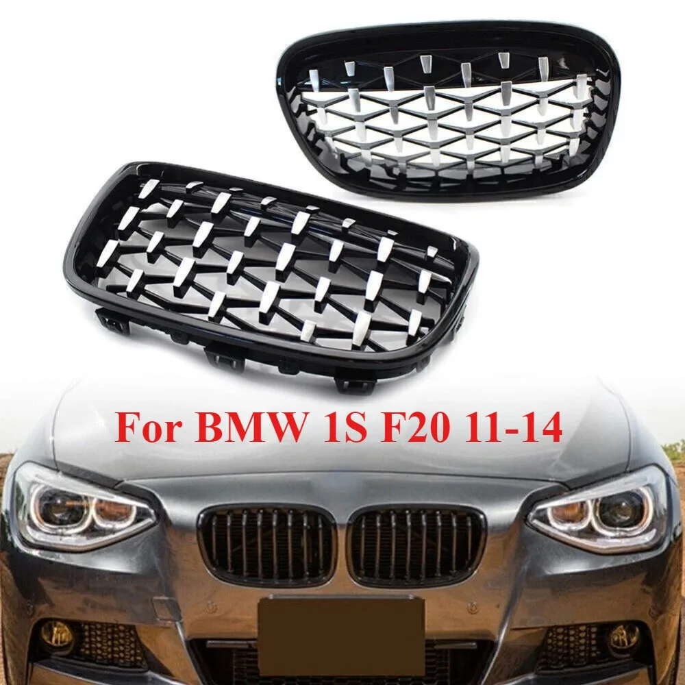 

Diamonds Style M Performance Kidney Front Bumper ABS Grille For BMW 1 Series F20 F21 Pre Facelift 2011-2014
