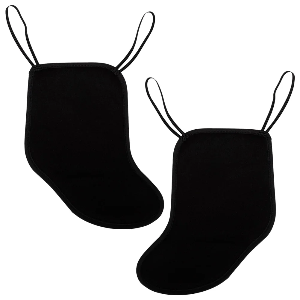 

2Pcs Violin Shoulder Rest Pad Black Flannel 4/4 3/4 Size Comfortable Chin Rest Cushion for Violinists Practice Performance