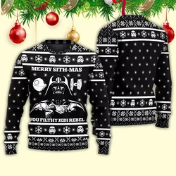 New World War New Year Hot Selling Christmas Ugly Sweater Fashion Street Christmas Gift Pullover For Men's and Women's Clothing