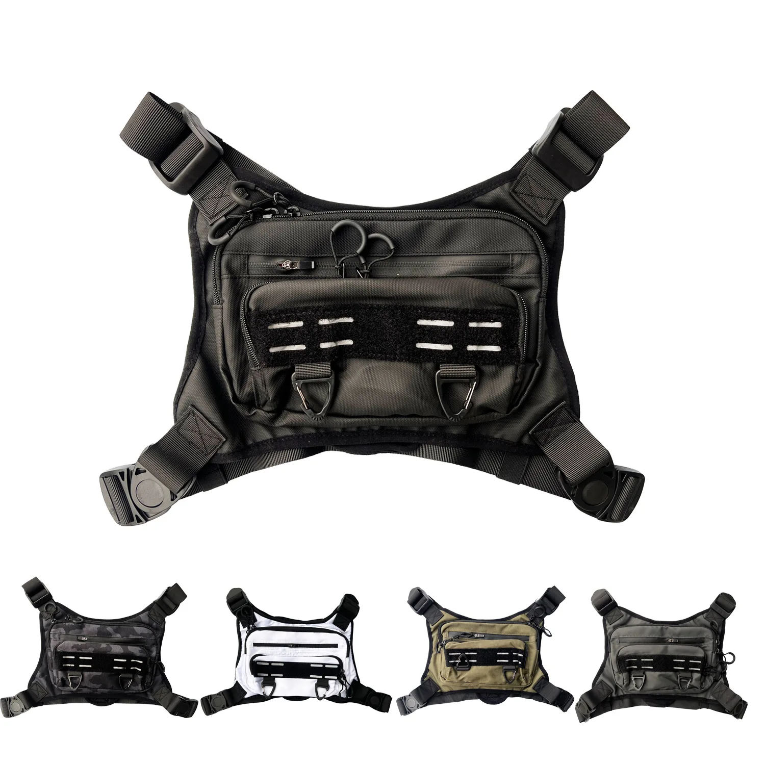 

Многофункциональный рыболовный жилет-рюкзак, водонепроницаемый, регулируемый, дышащий, для активного отдыха, унисекс, минималистичный, для рыболовных принадлежностей