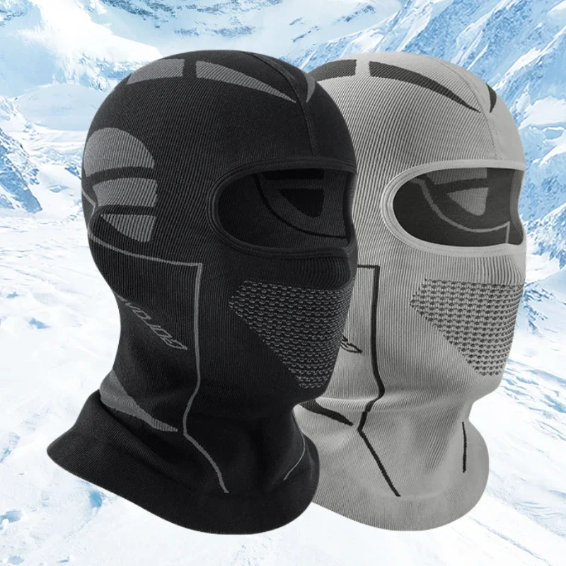 Thermal Balaclava Full Face Mask for Men Women Hiking Cycling Camping Hunting Cap Head Cover Cold-Proof Outdoor Ski Neck Cover