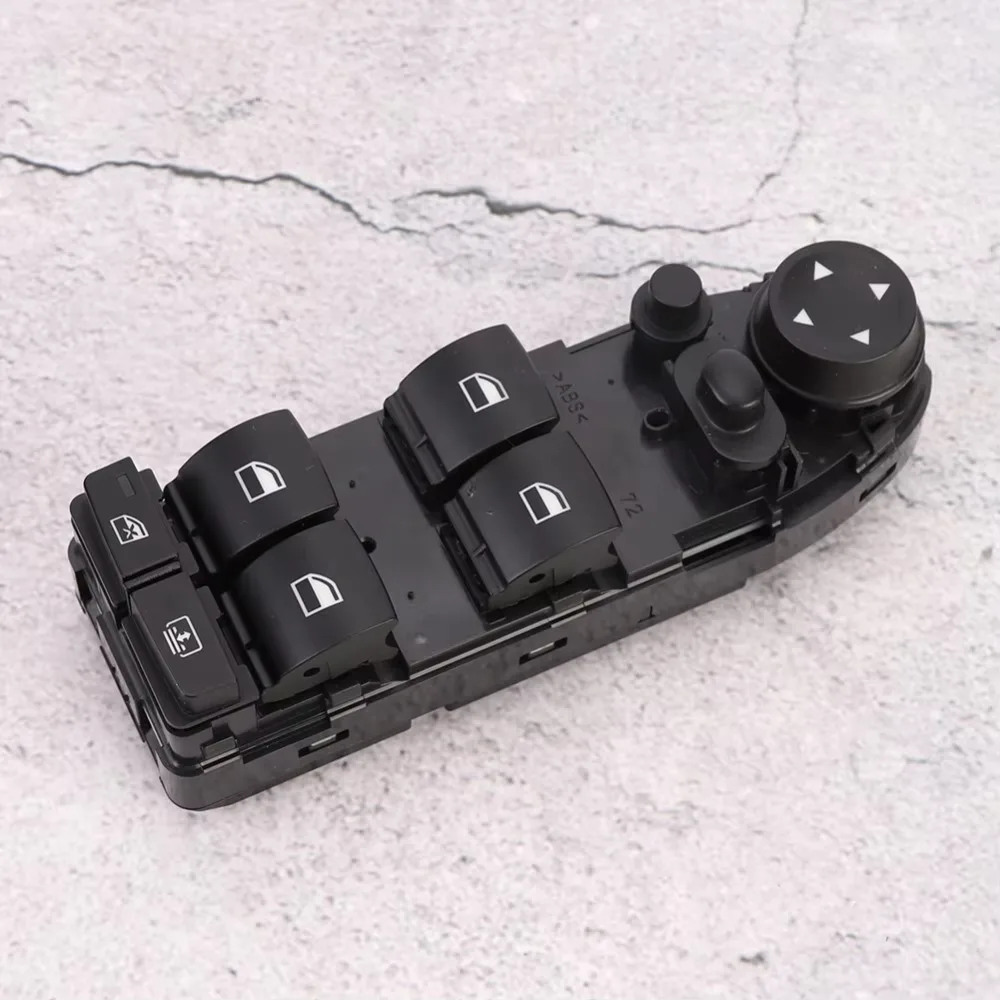 Front Driver Window Switch w/ Sunblind & Auto Dip 61319122113 for BMW E60 E61 528i 528xi 535i 535xi 550i M5 2008-2010