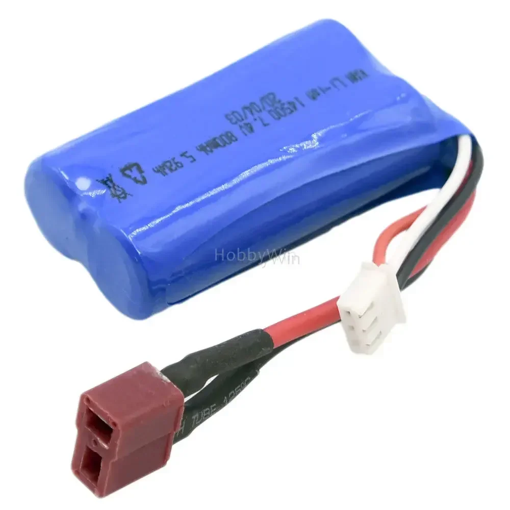 HBX part 18031T Battery 7.4V 800mAh T plug forHaiboxing 1/18 RC Buggy Truck Truggy 18856