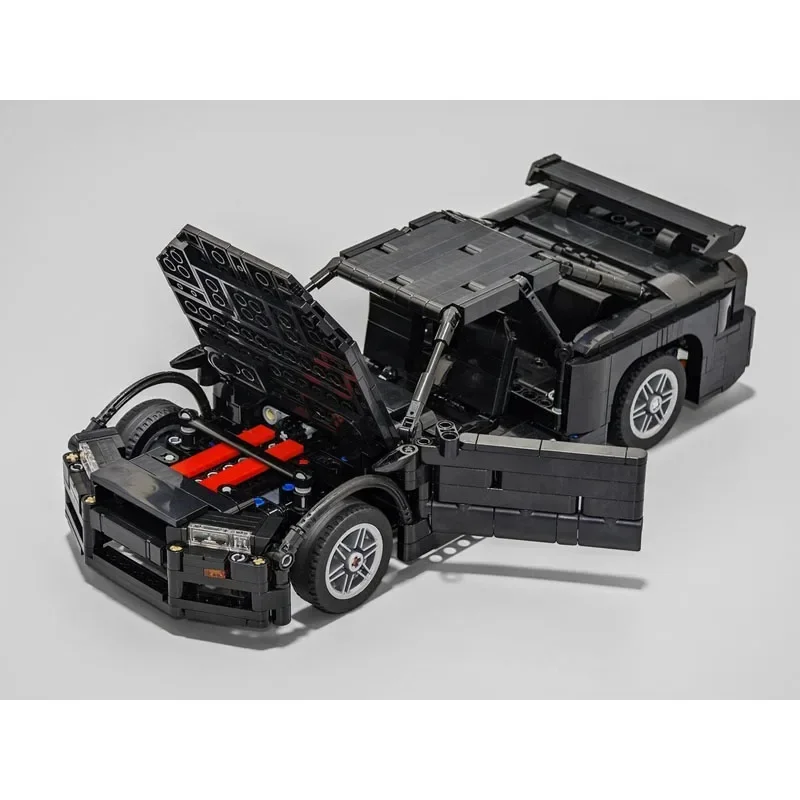 

MOC-185841R34 (1:15) Black Supercar Splicing Building Blocks • 1094 Parts MOC Creative Building Blocks Kids Birthday Toy