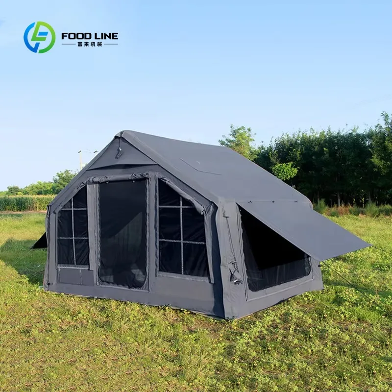 Customized Inflatable Oxford Fabric Camping Tents Heavy Duty Waterproof Four-season Quick Opening Family Outdoor Good Quality