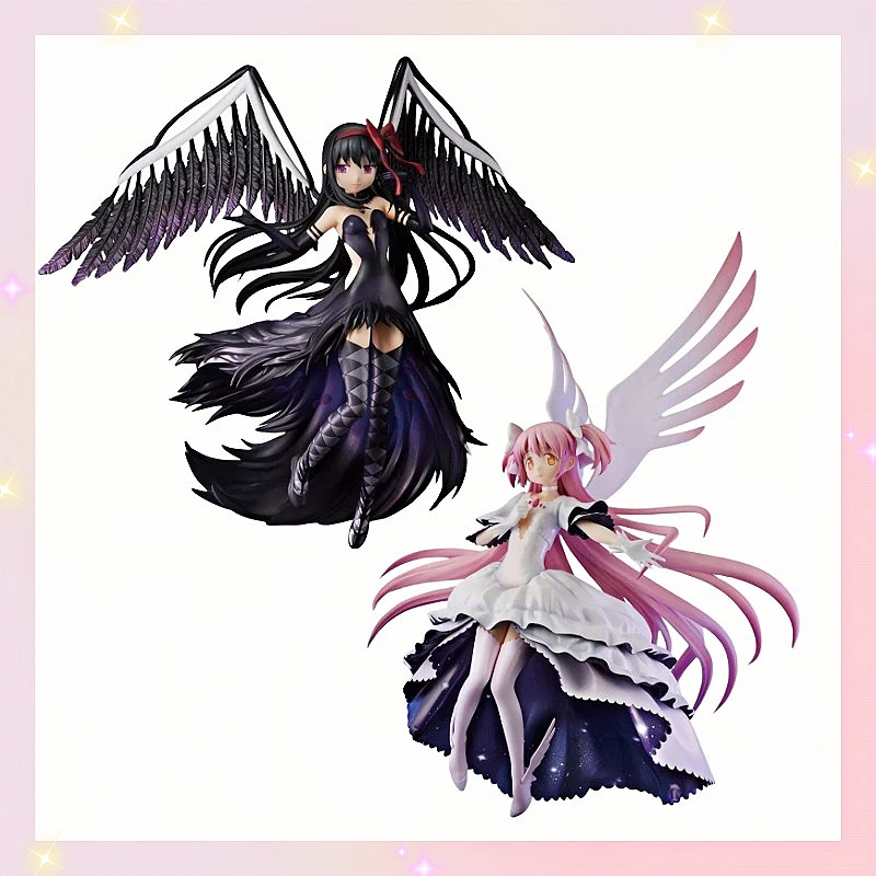 

Hot Sale Original Bandai Madoka Magica Akemi Homura Anime Action Figurine Toys Collector Cute Desktop Decoration Festival Gift