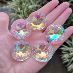 5/10pc 30mm Crystall Suncatcher Sunflower Chandelier Prism Glass Hanging Pendant Faceted Home Wedding Window Decor Figurine