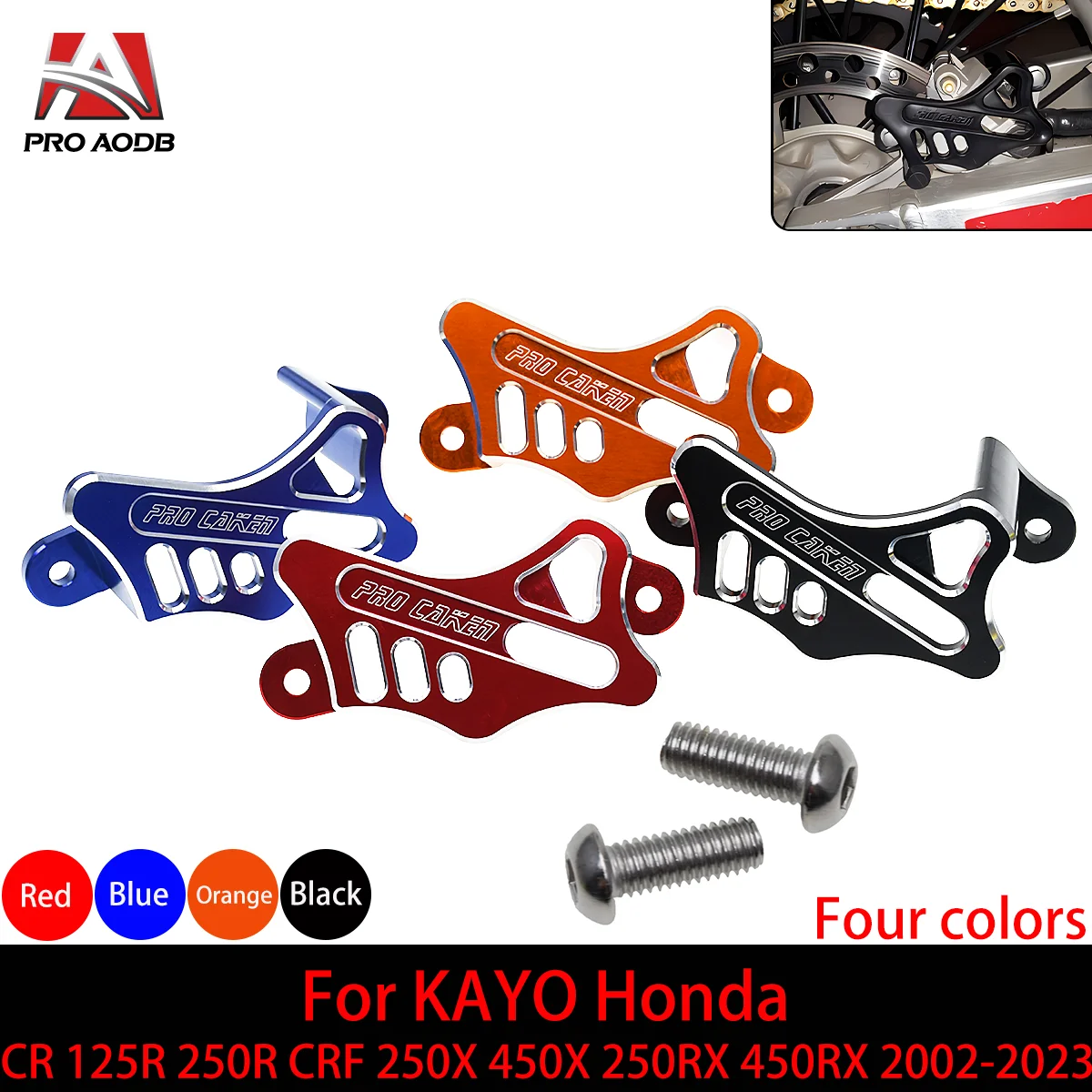 

Motorcycle CNC Rear Brake Disc Guard For KAYO Honda CR 125R 250R CRF 250X 450X 250RX 250R 450R 2002-2023 450RX Motocross Etc