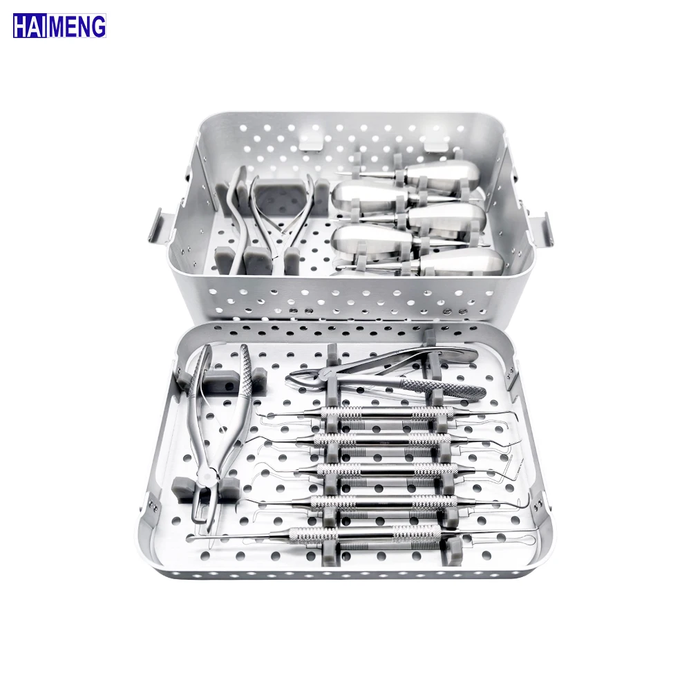 Kit de instrumentos dentários felinos veterinários caninos, levantador de dentes mascotas, ferramentas manuais veterinárias, equipamentos odontológicos para animais pequenos
