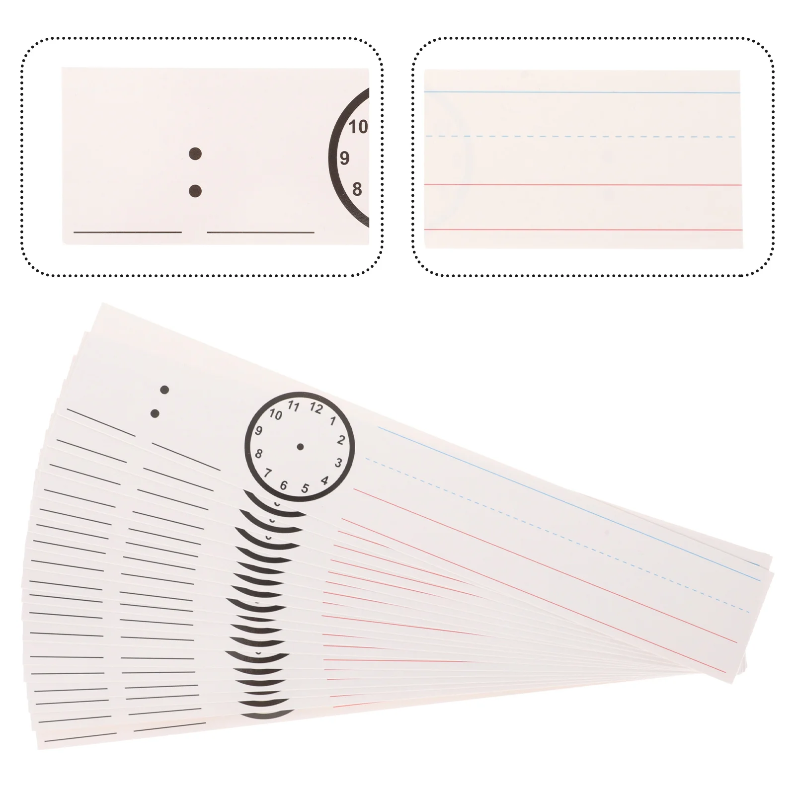 

18 Learning Sentence Strips Paper Word Strips for Kids Handwriting Practice Classroom Supply Teaching Aids Teaching Aids