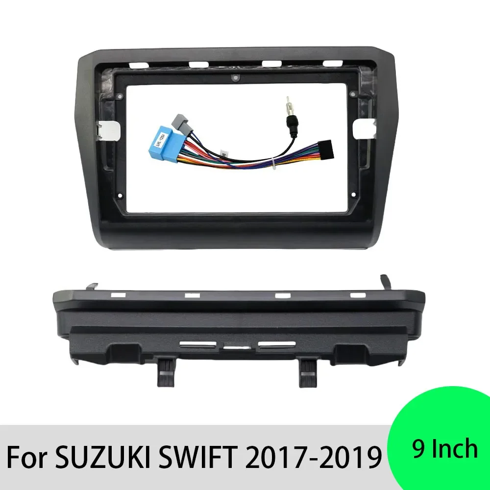 

Для SUZUKI SWIFT 2017-2019 9 дюймов двойной Din автомагнитола установка DVD GPS Mp5 пластиковая панель рамка