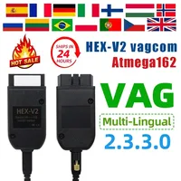 2024 VCDS VAGCOM Interface VCDSCAN HEX V2 Update 23.3.3 FOR VW For AUDI Skoda Seat Multi-Language Car  Diagnostics Tools