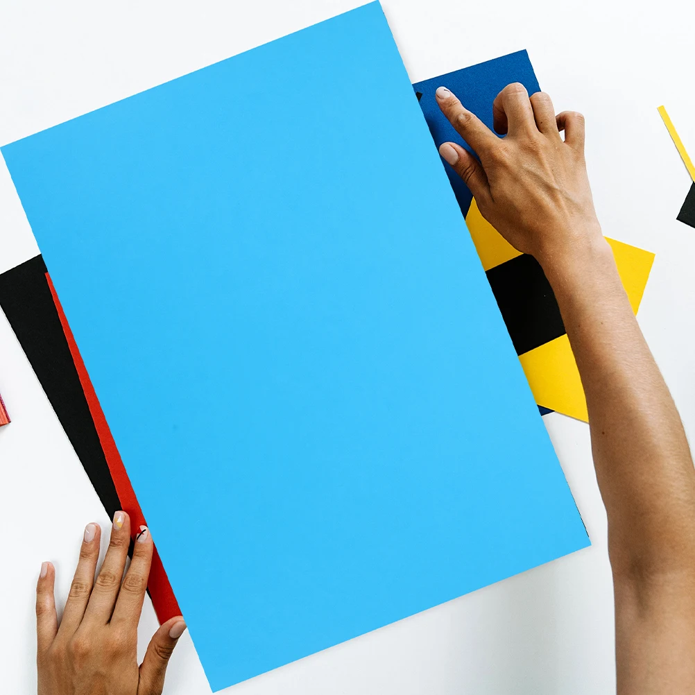 

Color Cardboard For Diy Crafts Origami Paper Stock Blank Print Art Supplies Foldable Paperboard Classroom Workshop Safe