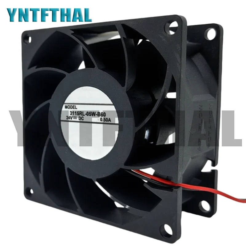 New Blower Ventilator Radiator Fan 8038 24V 8CM 3115RL-05W-B69