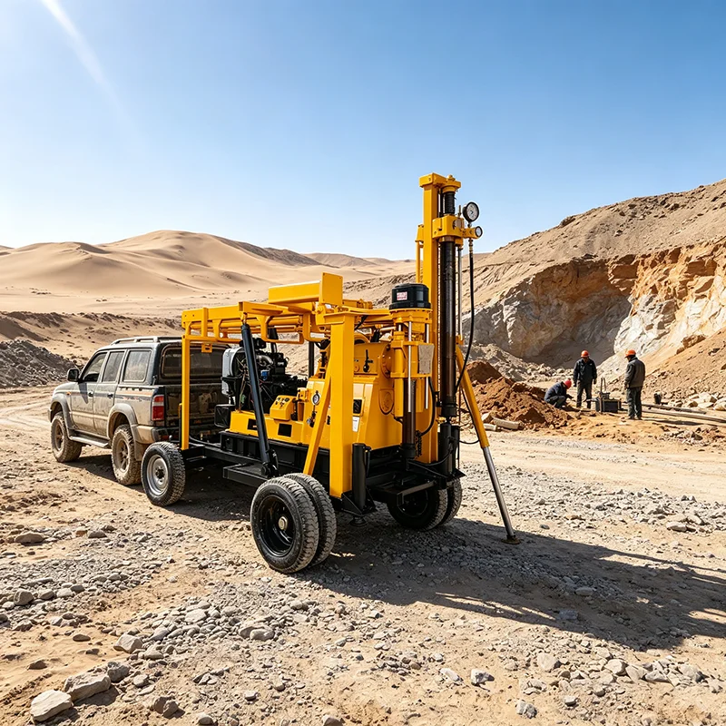Deep Borehole Rock Core Drilling Rig 1000m Hydraulic Diamond Wireline Coring Exploration Machine