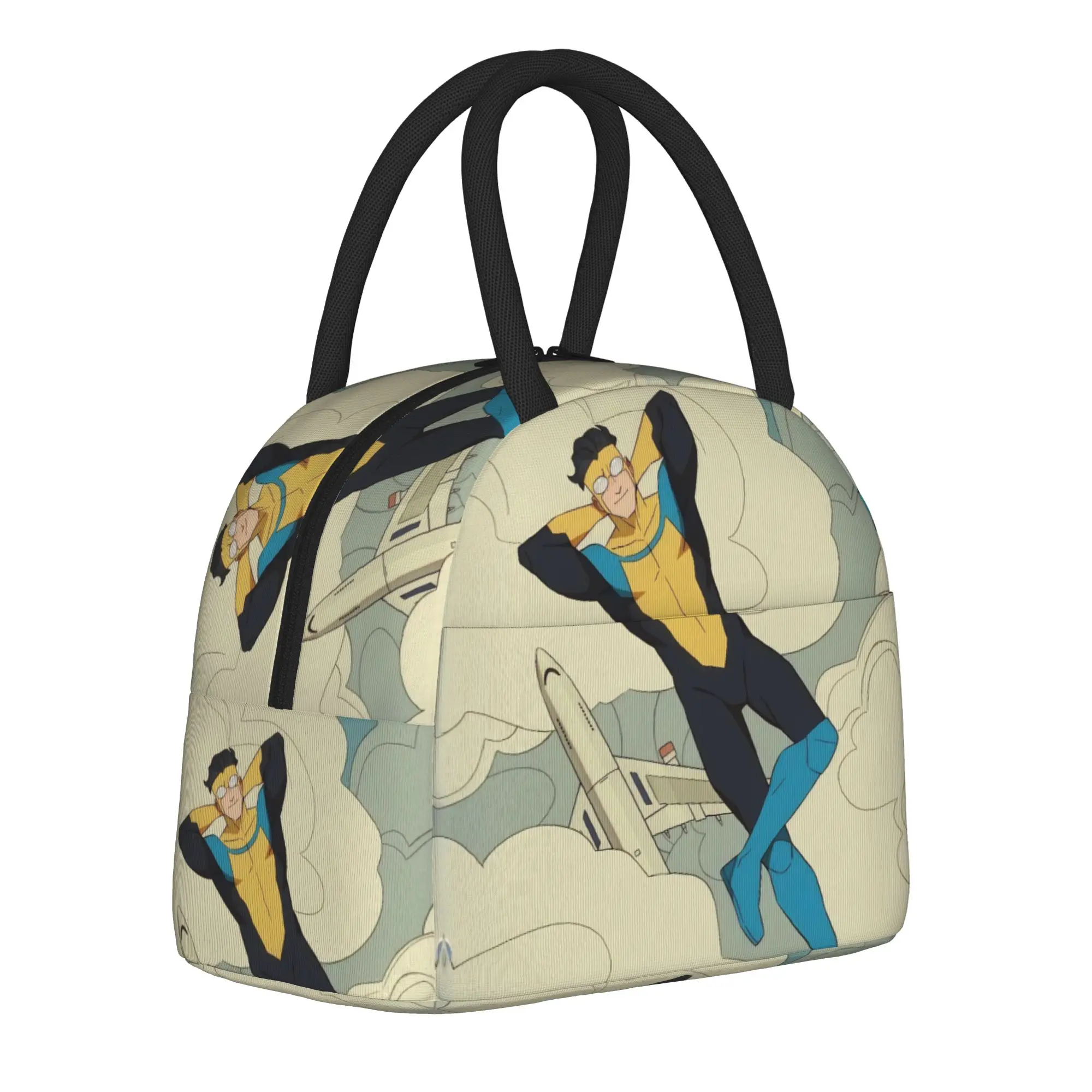 Invincibles Comic Thermal Insulated Lunch Bags for School  Reusable Food Bag Container Men Women Thermal Cooler Food Box