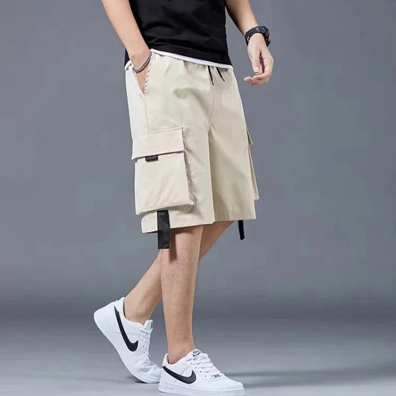 Cargo Shorts Men\'s fashion 2024 summer ins casual casual pants students trend port wind pants