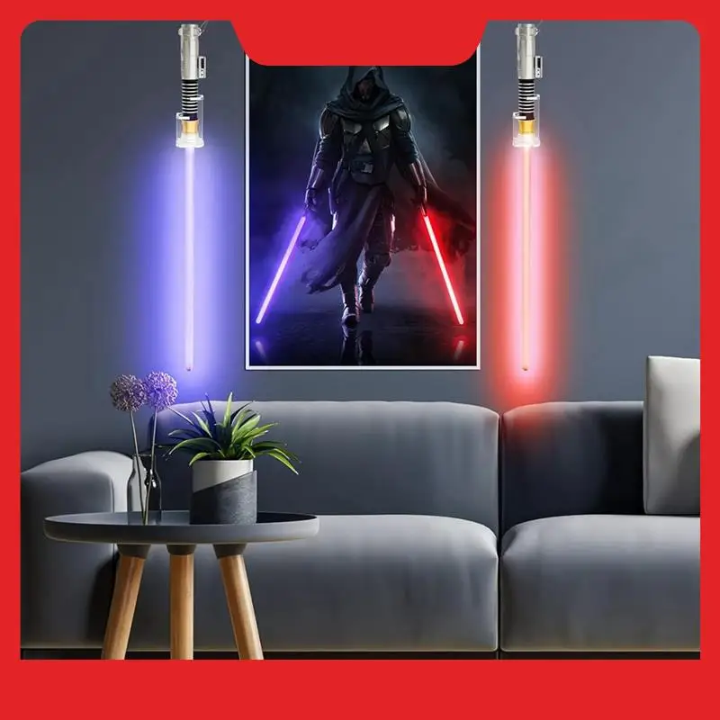 1 PCS Lightsaber Wall Mount Stand Lightsabers Display Holder Transparent Lightsaber Wall Rack Hook Hanger With Protective Pad