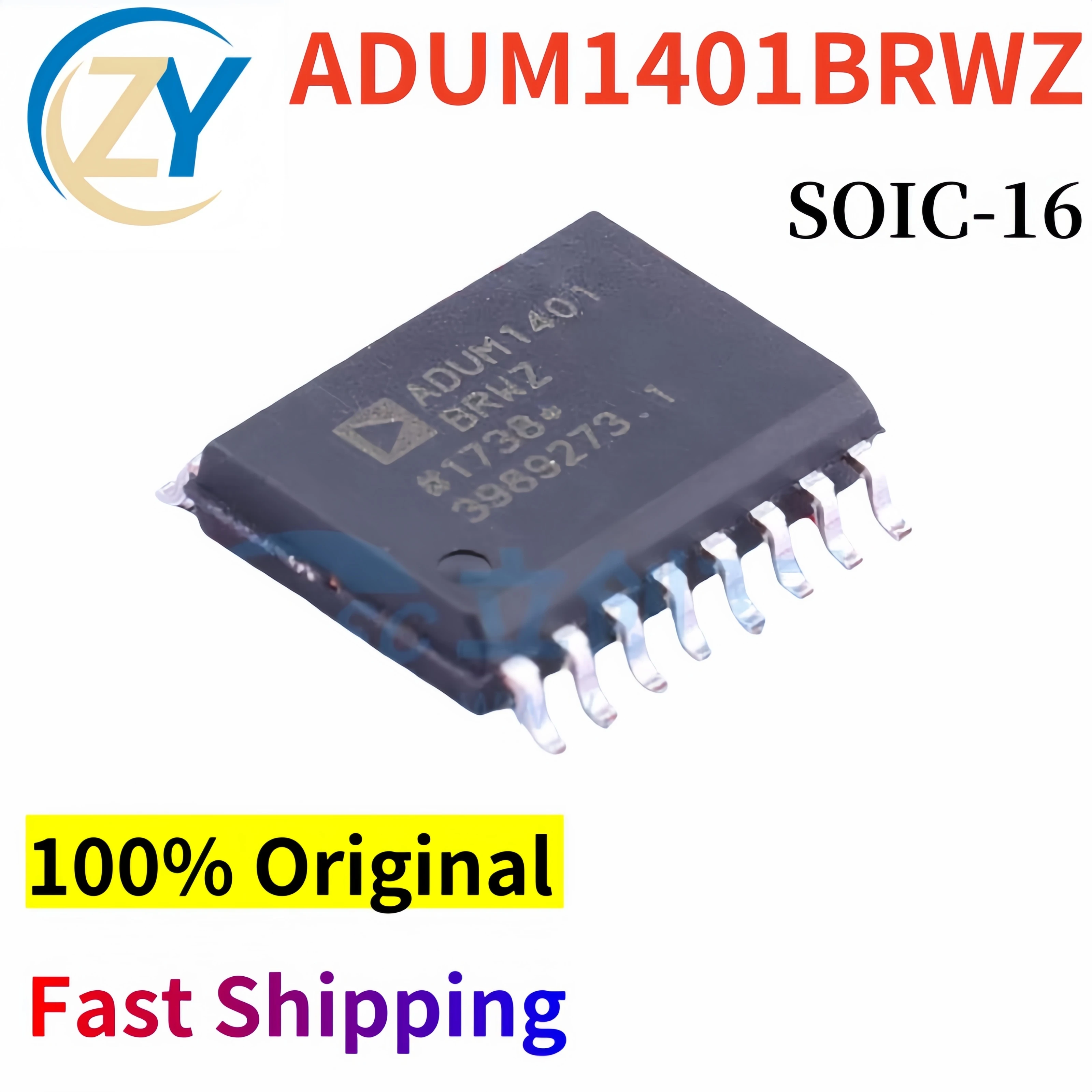 (2pcs) ADUM1401BRWZ Isolators ADUM1401 SOP16 5V 100% Original & In Stock