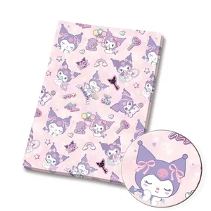 Olá Kitty Cartoon Tecido De Algodão, Tecido Patchwork, Home Textile, Costura Vestido De Boneca, Cortina, Poliéster, 140x50cm 12 principais vendas tecido estampa gato - №5