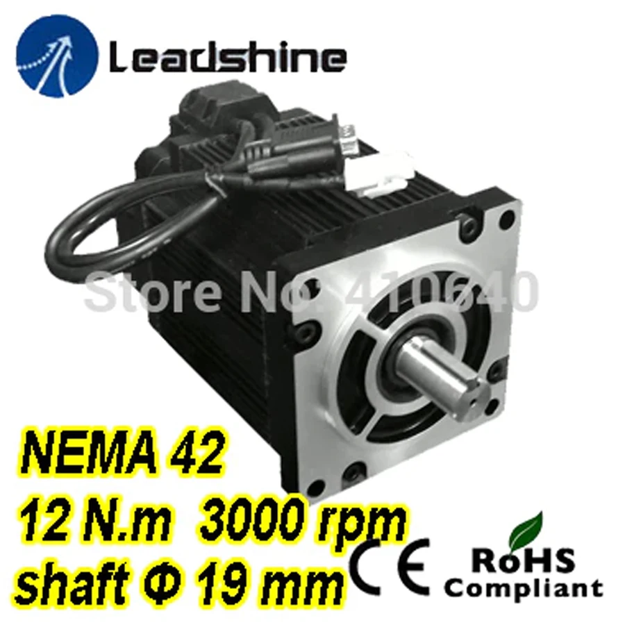 

Leadshine Easy Servo Motor (Closed Loop Stepper) 3 phase 1103HBM120H-1000 with 220/230VAC 12 NM 1000 line encoder