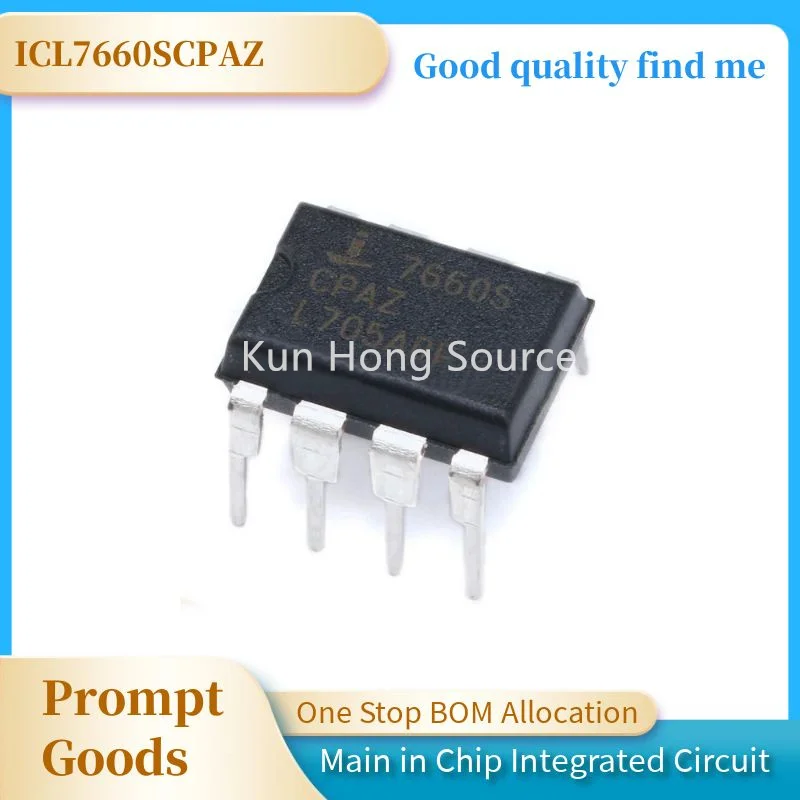 1pcs ICL7660SCPAZ 7660S Super Voltage Converters DIP-8pin