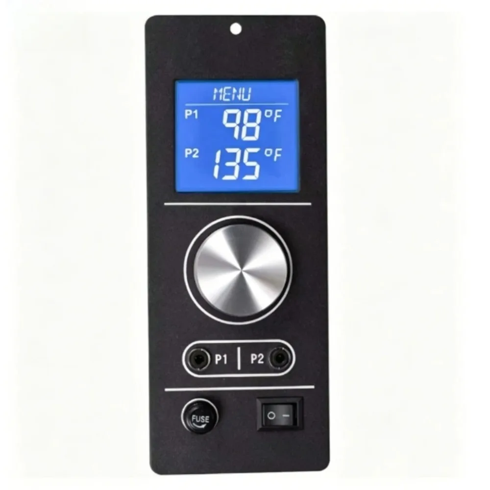 Upgraded Dual PID Algorithm Pellet Smoker Control Panel Wide Temp Range LCD Screen Household BBQ Grill Repair Spare Parts