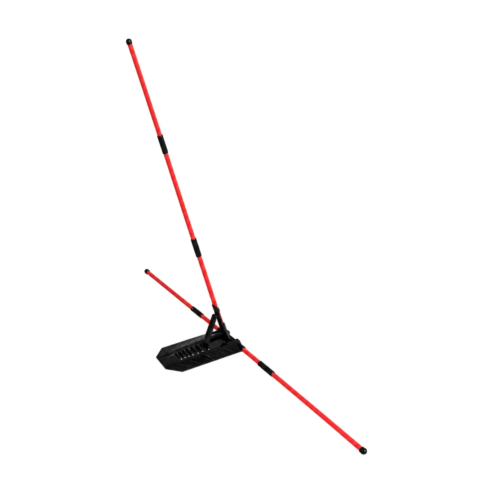 Golf Swing Correction Tool with Ground Level Guide Rod for Home Use and Golf Course Practice Drills