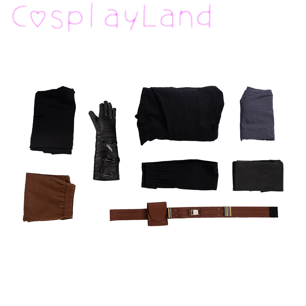 Halloween Star Superhero Clothing With Props High Quality Anakin Battle Robe Adult Jedi Battle Outfit Full Set Skywalker Suit