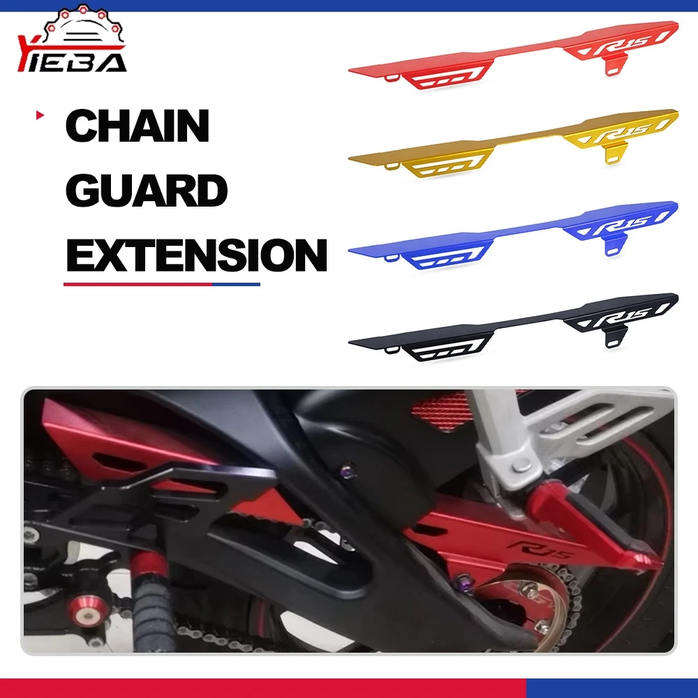 Protector de Cadena y Guardabarros Trasero para Yamaha YZF-R15 YZFR15 V3, Carenado Protector para YZF R15 V3 2017 2018 2019 2020