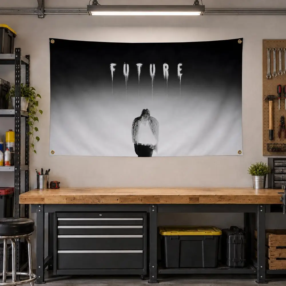 Rapper Future Hip Hop Flags Personalized Banner Flag Room Dorm Camping Picnic Garage Bar Outdoor Wall Decor