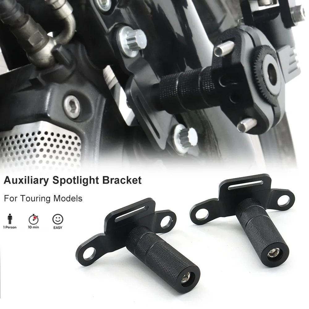 

Motorcycle Accessories Spotlight auxiliary light bracket For Harley Touring Road King CVO Road Glide Street Glide 2014-2023