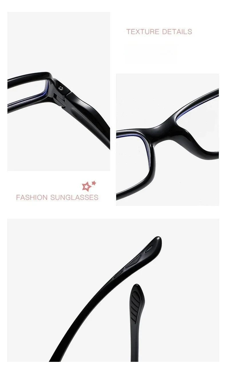 Sportliche photochrome Lesebrille für Damen und Herren, Vintage-Farbwechsel, progressive multifokale Presbyopie-Brille – Detail 5