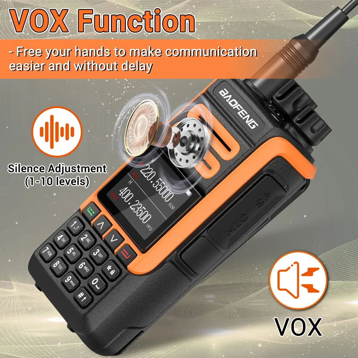 BAOFENG BF-1802L Walkie Talkie Long Range  Powerful Handle Walkie Talkies Wireless Copy Frequency NOAA Weather Two Way Radio