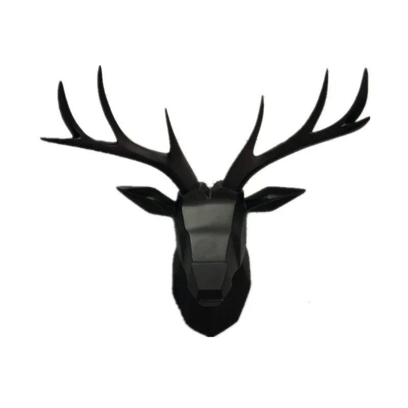 

Nordic creative lucky animal three-dimensional deer head wall hanging decoration, entrance background wall decoration