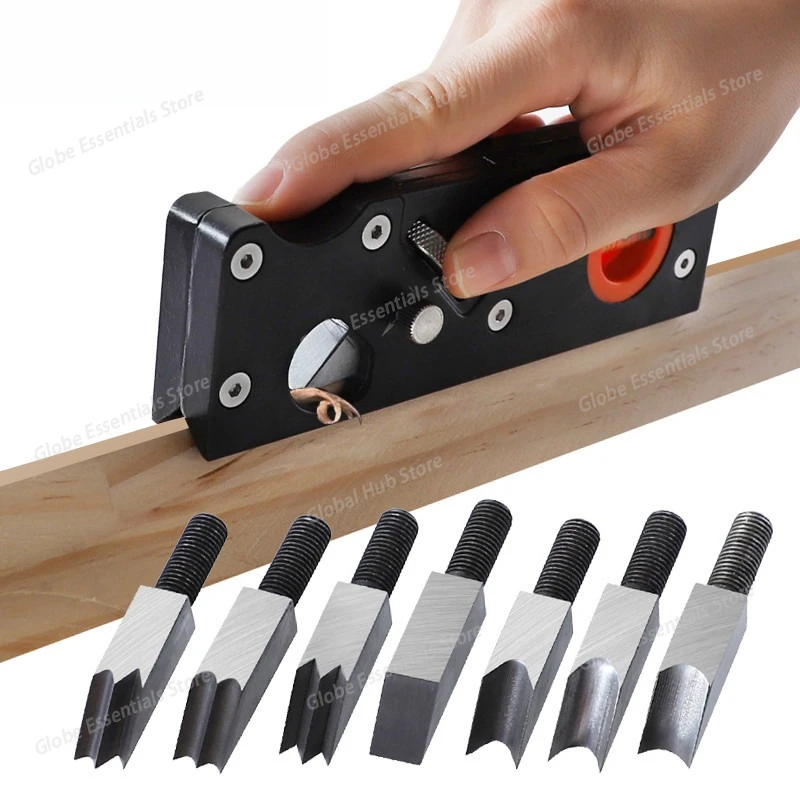 45° Chamfer Trimming Radian Corner Plane Trimming for Quick Edge Planing Chamfer Plane Woodworking Board Planer Tool
