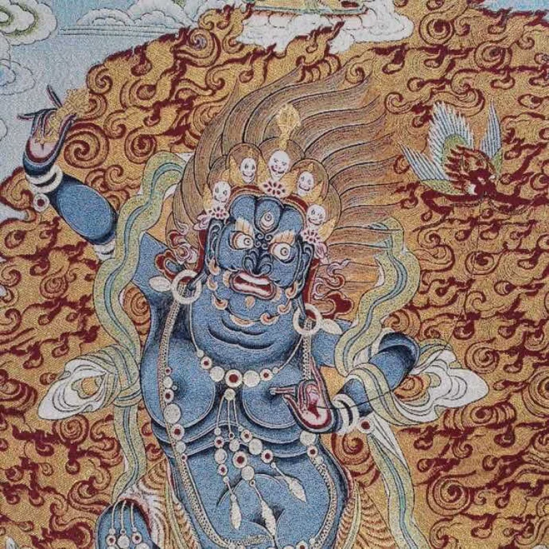 Antichi produttori vari all'ingrosso antico Distressed Thangka Jiangsu ricamo Tibet Thangka One Piece Dropshipping