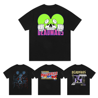 2025 Men and Women Short-sleeved Deadmau5 Electronic Mouse Men's Top 100 Dj Clothes Electronic Sound Bungee Cotton