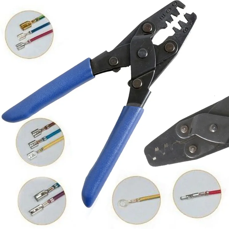 

BIESUO Molex-style Automotive Crimping Tool Wire Harness Terminals Crimper Plier 22-10 AWG 200mm