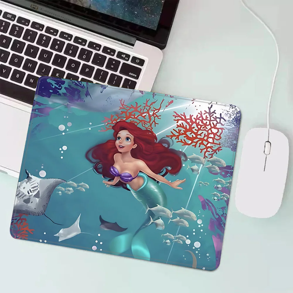 Little Mermaid Ariel Princess Gaming Mouse Pad XS Small Mousepad For PC Gamer Desktop Decoration Office Mouse Mat Deskmat Rug